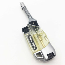 Mini Yellow Windproof Bend Neck Torch Jet Butane Lighters (ES-TL-002)